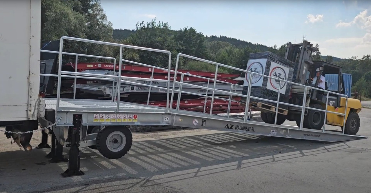 New Loading ramp Large Mobile dock ramp, uncouplable AZ RAMP - KING VERSION, BIG FOOT  L20 T-INOX: picture 18