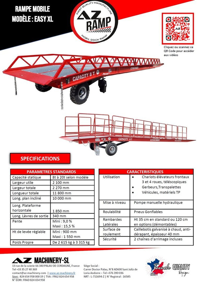 **RENTAL 12-24-36 Month** AZ RAMP-EASY XL-8 . Mobil Loading Ramp - Loading ramp: picture 4 **RENTAL 12-24-36 Month** AZ RAMP-EASY XL-8 . Mobil Loading Ramp - Loading ramp: picture 4