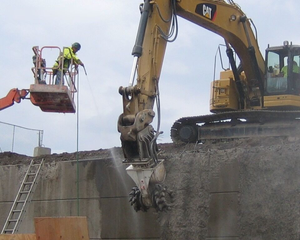 AME Double Drum Cutter (MDC 30) - Attachment for Excavator: picture 5 AME Double Drum Cutter (MDC 30) - Attachment for Excavator: picture 5