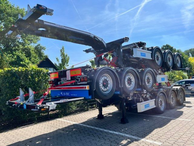 Container transporter/ Swap body semi-trailer D-TEC Containerchassis Flexitrailer: picture 7