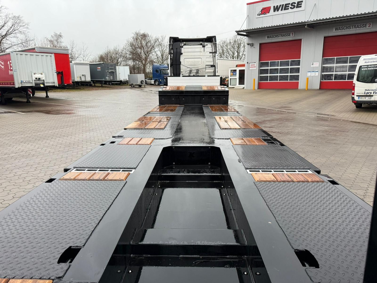 Low loader semi-trailer Kässbohrer K.SLA R 4 / 2N 18/40 Tieflader Radmulden tele: picture 11 Low loader semi-trailer Kässbohrer K.SLA R 4 / 2N 18/40 Tieflader Radmulden tele: picture 11