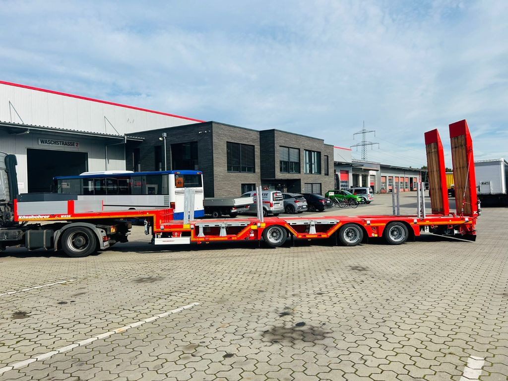 Kässbohrer KSLA RJ Mega Jumbo Tieflader mit Radmulden tele - Low loader semi-trailer: picture 5 Kässbohrer KSLA RJ Mega Jumbo Tieflader mit Radmulden tele - Low loader semi-trailer: picture 5