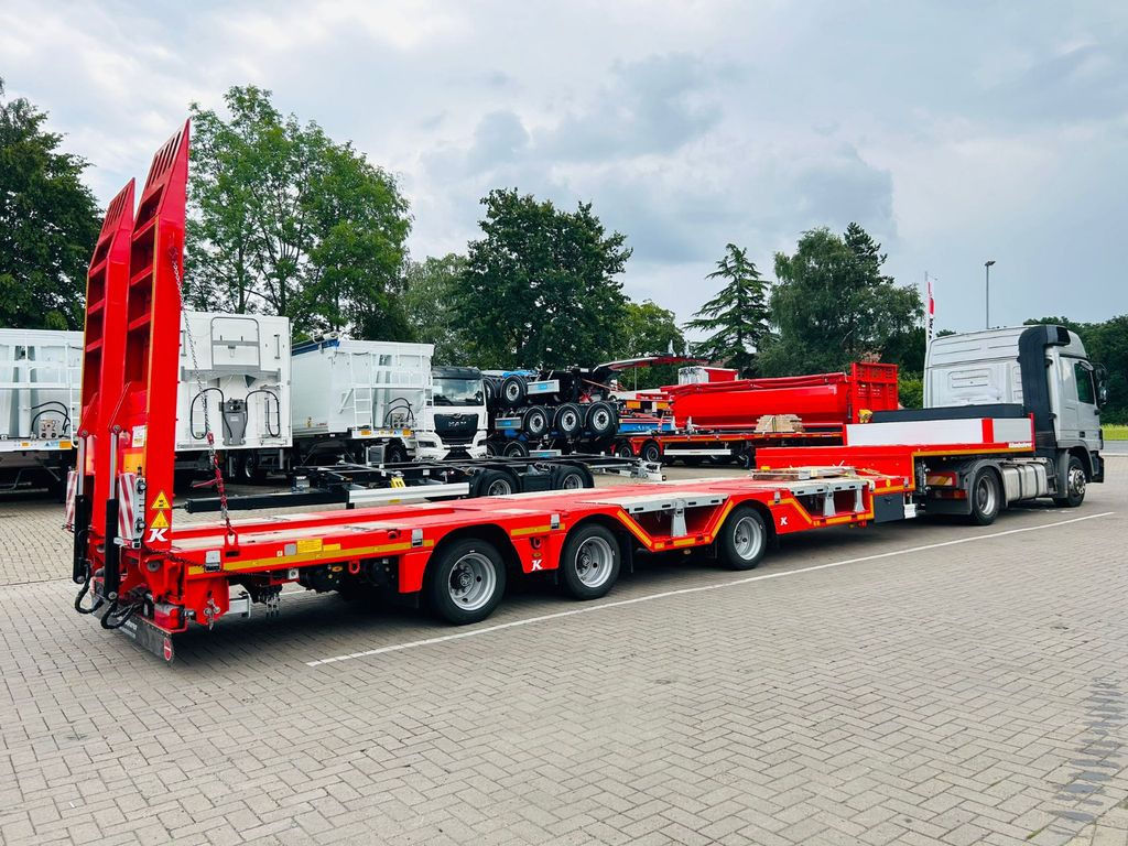 Kässbohrer KSLA RJ Mega Jumbo Tieflader mit Radmulden tele - Low loader semi-trailer: picture 4 Kässbohrer KSLA RJ Mega Jumbo Tieflader mit Radmulden tele - Low loader semi-trailer: picture 4