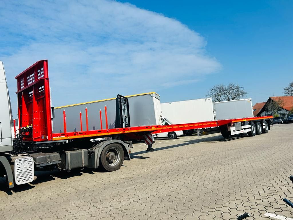 Kässbohrer Maxima SPAX Tele HD Plattform Auflieger - Dropside/ Flatbed semi-trailer: picture 2 Kässbohrer Maxima SPAX Tele HD Plattform Auflieger - Dropside/ Flatbed semi-trailer: picture 2