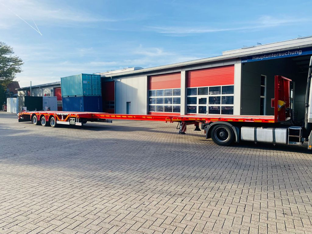 Kässbohrer Mega Tele HD Plattform Auflieger mit Radmulden Kässbohrer Mega Tele HD Plattform Auflieger mit Radmulden - Dropside/ Flatbed semi-trailer: picture 2 Kässbohrer Mega Tele HD Plattform Auflieger mit Radmulden Kässbohrer Mega Tele HD Plattform Auflieger mit Radmulden - Dropside/ Flatbed semi-trailer: picture 2