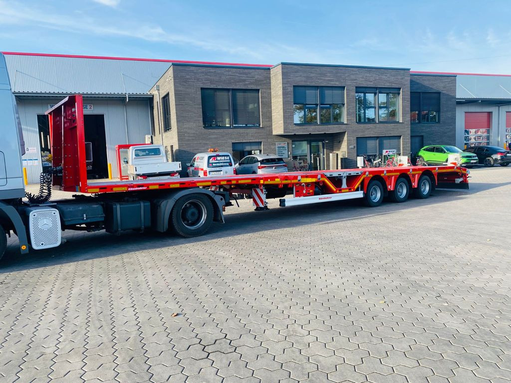 Kässbohrer Mega Tele HD Plattform Auflieger mit Radmulden Kässbohrer Mega Tele HD Plattform Auflieger mit Radmulden - Dropside/ Flatbed semi-trailer: picture 1 Kässbohrer Mega Tele HD Plattform Auflieger mit Radmulden Kässbohrer Mega Tele HD Plattform Auflieger mit Radmulden - Dropside/ Flatbed semi-trailer: picture 1
