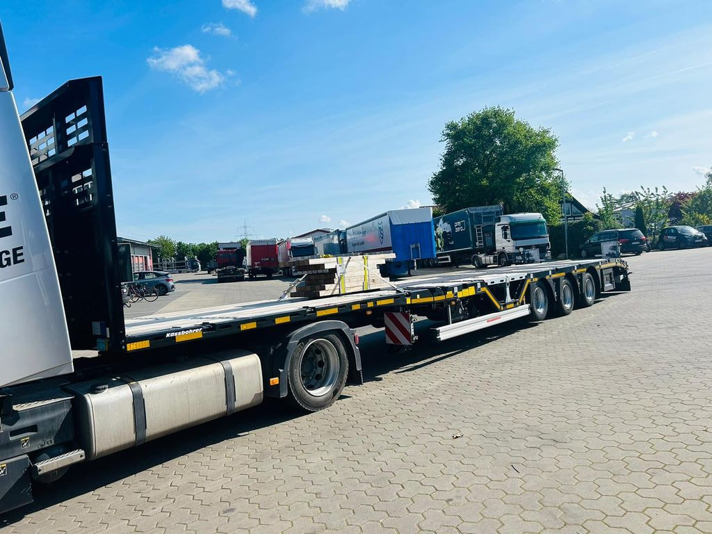 Kässbohrer Mega Tele HD Plattform Auflieger mit Radmulden Kässbohrer Mega Tele HD Plattform Auflieger mit Radmulden - Dropside/ Flatbed semi-trailer: picture 1 Kässbohrer Mega Tele HD Plattform Auflieger mit Radmulden Kässbohrer Mega Tele HD Plattform Auflieger mit Radmulden - Dropside/ Flatbed semi-trailer: picture 1