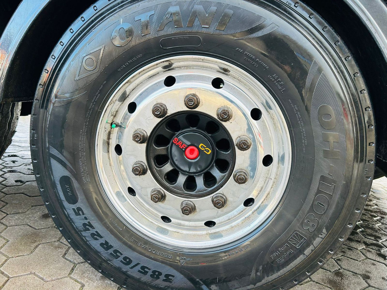 Walking floor semi-trailer Knapen K100 Schubboden 92m³ Alu Felgen TÜV Plane Neu: picture 15