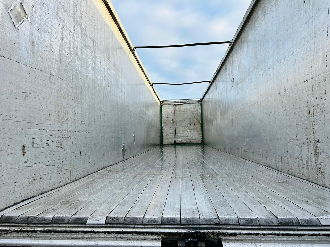 Walking floor semi-trailer Knapen K100 Schubboden 92m³ Alu Felgen TÜV Plane Neu: picture 8