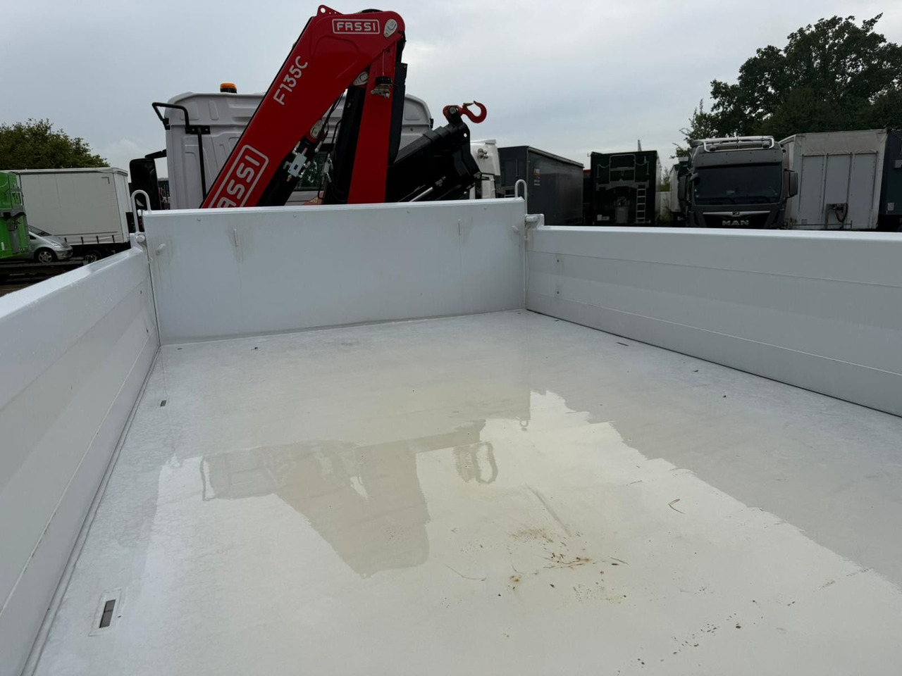 Tipper, Crane truck Mercedes-Benz Arocs 1835 4x4 Allrad Fassi F135 Kran Kipper: picture 9