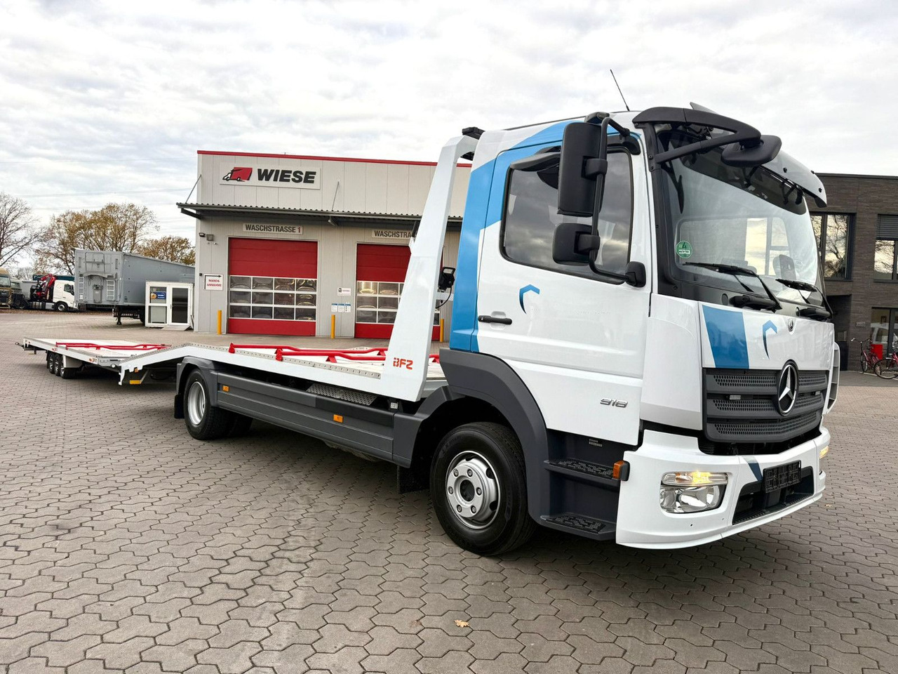 Mercedes-Benz Atego 918L Autotransporter mit BFZ Anhänger - Autotransporter truck: picture 4 Mercedes-Benz Atego 918L Autotransporter mit BFZ Anhänger - Autotransporter truck: picture 4