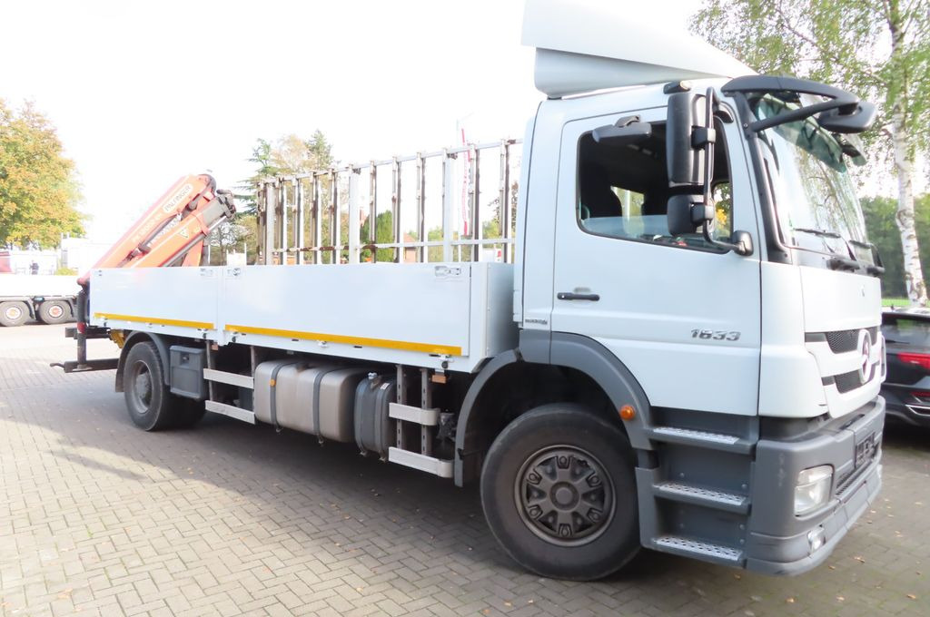 Mercedes-Benz Axor 1833 L - Glastransporter Kran Palfinger - Dropside/ Flatbed truck, Crane truck: picture 4 Mercedes-Benz Axor 1833 L - Glastransporter Kran Palfinger - Dropside/ Flatbed truck, Crane truck: picture 4