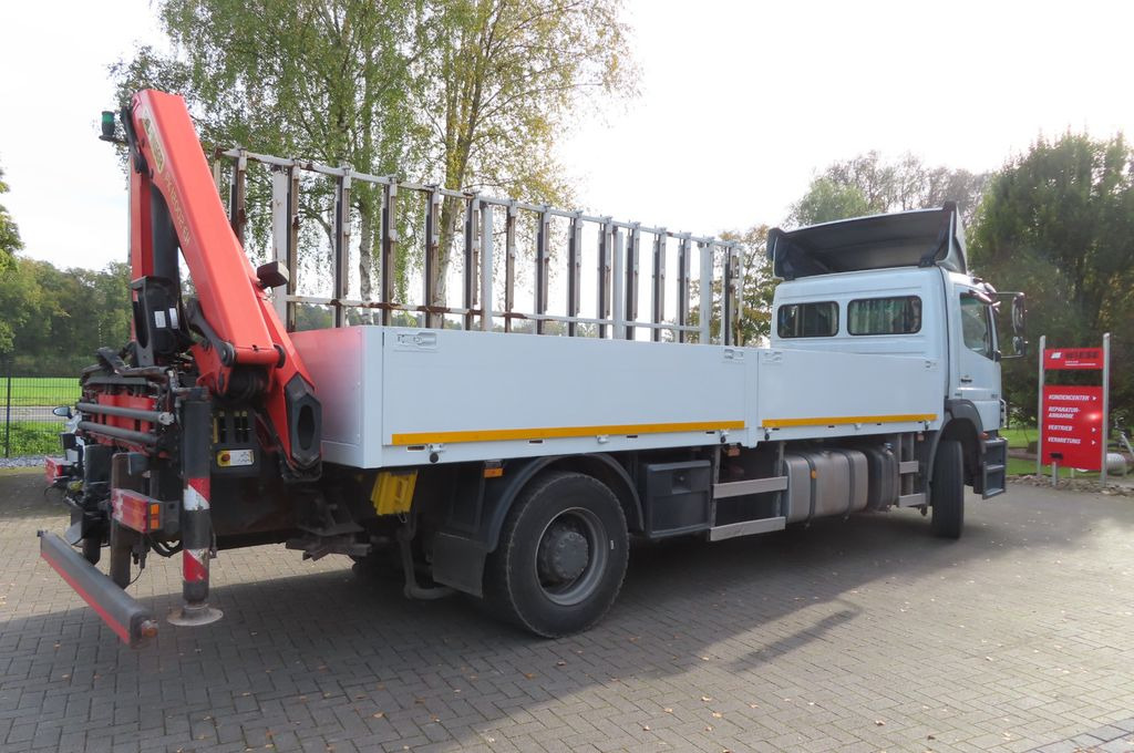 Mercedes-Benz Axor 1833 L - Glastransporter Kran Palfinger - Dropside/ Flatbed truck, Crane truck: picture 1 Mercedes-Benz Axor 1833 L - Glastransporter Kran Palfinger - Dropside/ Flatbed truck, Crane truck: picture 1