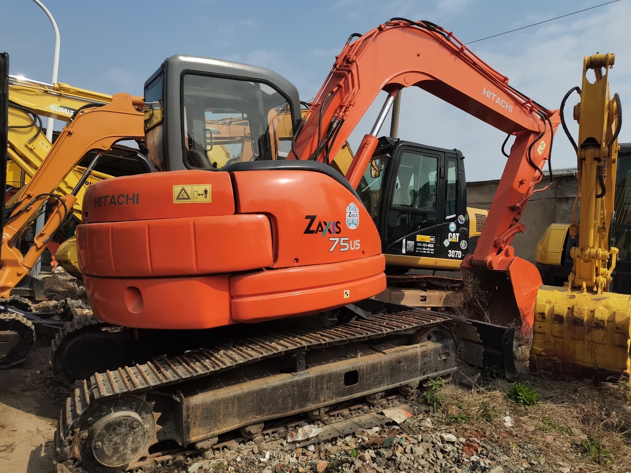 HITACHI ZX75 - Crawler excavator: picture 2 HITACHI ZX75 - Crawler excavator: picture 2