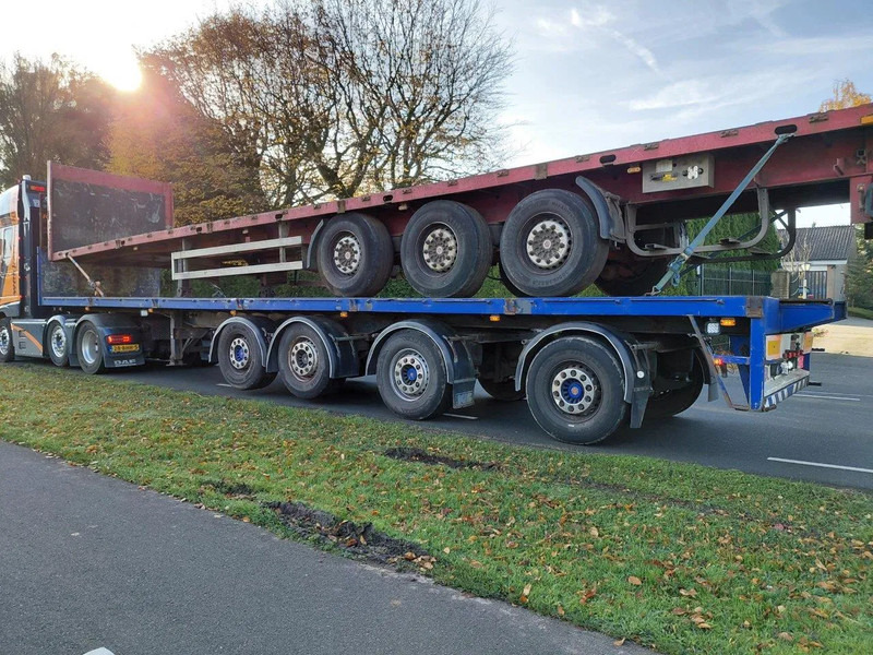 Kwb 4 AXLE HOLLAND TRAILER 41180 KG LOADING CAPACITY - Dropside/ Flatbed semi-trailer: picture 2 Kwb 4 AXLE HOLLAND TRAILER 41180 KG LOADING CAPACITY - Dropside/ Flatbed semi-trailer: picture 2