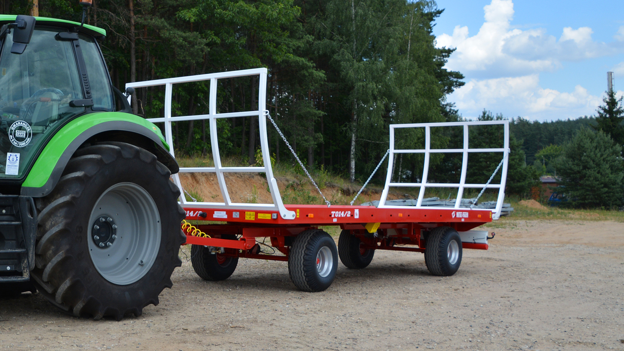 METAL-FACH T014 - Farm platform trailer: picture 4 METAL-FACH T014 - Farm platform trailer: picture 4