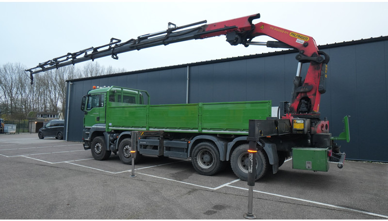 MAN TGS 41.460 8X4 OPEN BOX WITH PALFINGER PK 40002 EH CRANE 384.000KM - Crane truck: picture 3 MAN TGS 41.460 8X4 OPEN BOX WITH PALFINGER PK 40002 EH CRANE 384.000KM - Crane truck: picture 3