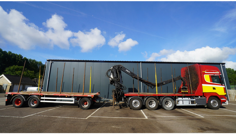 Scania R 580 V8 8X4 LOGTRANSPORT COMBI WITH MTDK YEAR 2012 TRAILER KESLA 46 CRANE - Timber truck, Crane truck: picture 4 Scania R 580 V8 8X4 LOGTRANSPORT COMBI WITH MTDK YEAR 2012 TRAILER KESLA 46 CRANE - Timber truck, Crane truck: picture 4