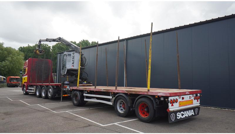 Scania R 580 V8 8X4 LOGTRANSPORT COMBI WITH MTDK YEAR 2012 TRAILER KESLA 46 CRANE - Timber truck, Crane truck: picture 5 Scania R 580 V8 8X4 LOGTRANSPORT COMBI WITH MTDK YEAR 2012 TRAILER KESLA 46 CRANE - Timber truck, Crane truck: picture 5