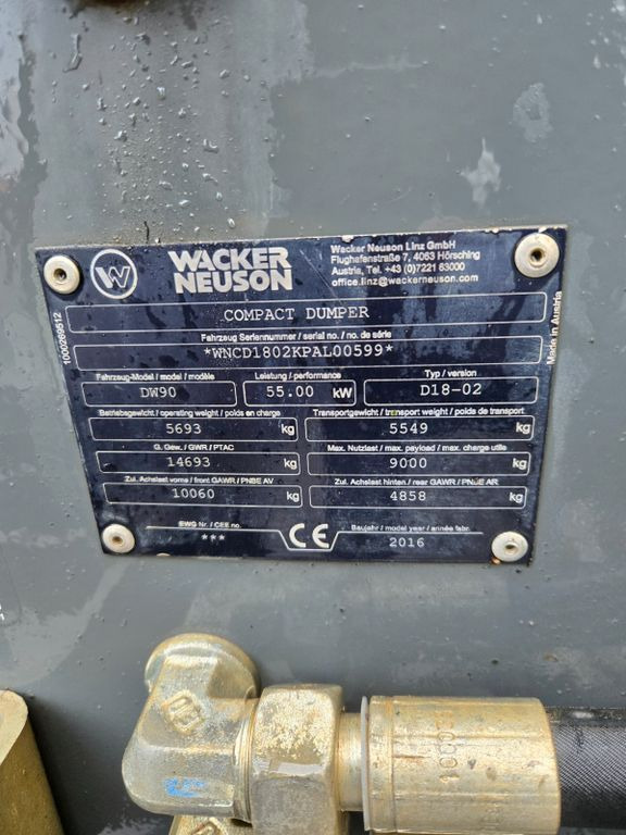 Wacker DW90 Wacker DW90 - Mini dumper: picture 3 Wacker DW90 Wacker DW90 - Mini dumper: picture 3