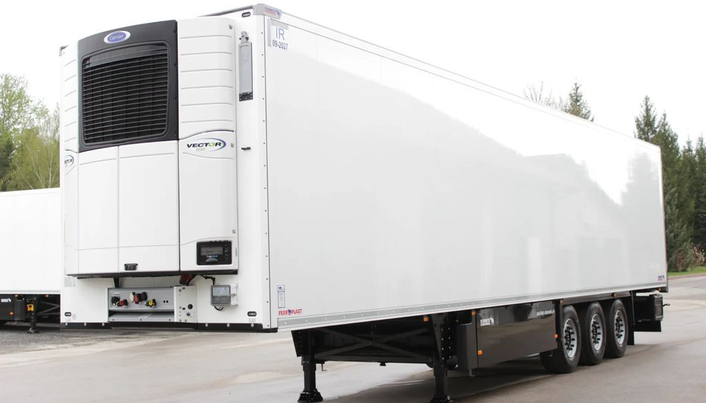 Schmitz Cargobull V7 FP 60 CARRIER VECTOR 1550 / ŚCIANA 7 CM / JAK NOWA / - Refrigerator semi-trailer: picture 1 Schmitz Cargobull V7 FP 60 CARRIER VECTOR 1550 / ŚCIANA 7 CM / JAK NOWA / - Refrigerator semi-trailer: picture 1