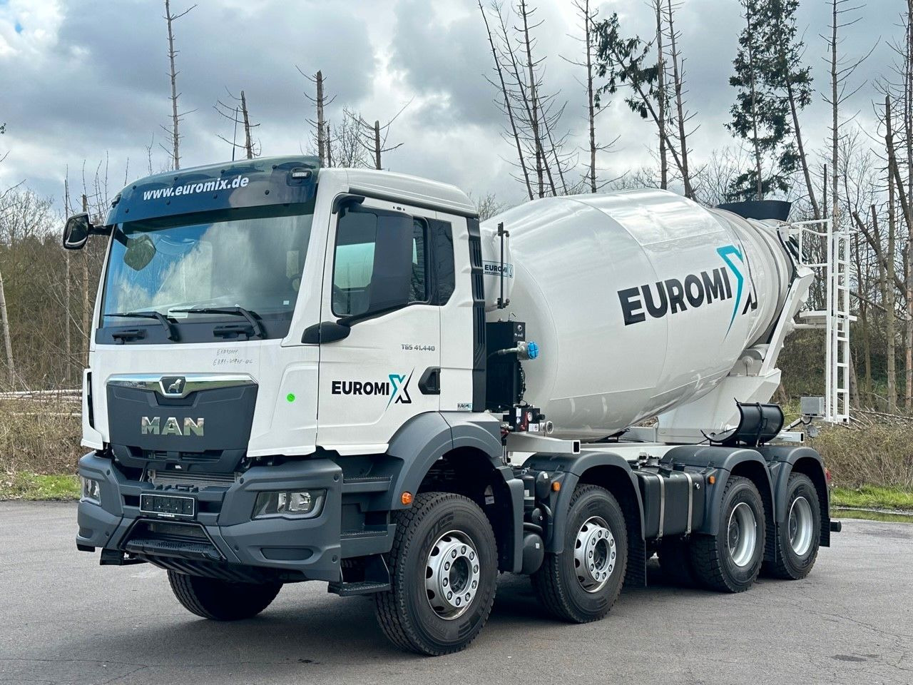 Concrete mixer truck MAN TGS 41.440 8x4 WECHSELSYSTEM KIPPER+MISCHER: picture 19