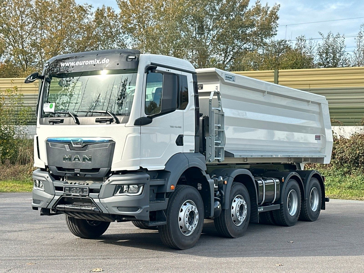MAN TGS 41.480 BB 8X4 Euromix Mulden Kipper HARDOX - Tipper: picture 1 MAN TGS 41.480 BB 8X4 Euromix Mulden Kipper HARDOX - Tipper: picture 1