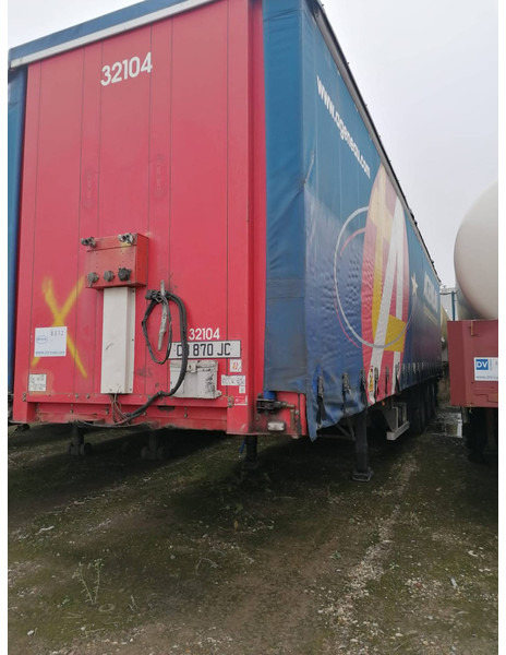 Curtain semi-trailer with used aboveground 2700 &4850L tanks Gas, Gaz, LPG, GPL, Propane, Butane tank ID 8.370 - Curtainsider semi-trailer: picture 2 Curtain semi-trailer with used aboveground 2700 &4850L tanks Gas, Gaz, LPG, GPL, Propane, Butane tank ID 8.370 - Curtainsider semi-trailer: picture 2