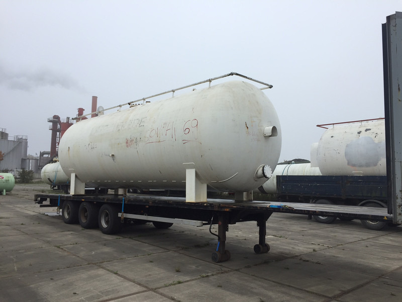 Van Hool Open flatbed trailer Stationary tank 50m3 - Gas, Gaz, LPG, GPL, Propane, Butane ID 1.1 - Tank semi-trailer: picture 1 Van Hool Open flatbed trailer Stationary tank 50m3 - Gas, Gaz, LPG, GPL, Propane, Butane ID 1.1 - Tank semi-trailer: picture 1