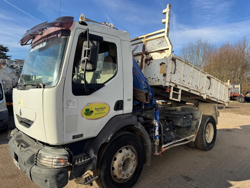 Renault Midlum 270 **TIPPER+FASSI CRANE-FRENCH TRUCK** - Tipper, Crane truck: picture 1 Renault Midlum 270 **TIPPER+FASSI CRANE-FRENCH TRUCK** - Tipper, Crane truck: picture 1