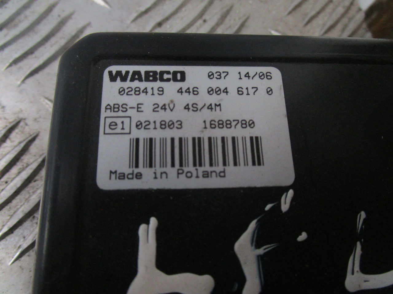 DAF LF 45 WABCO ABS ECU P/NO 03714/06 - Brake parts for Truck: picture 2 DAF LF 45 WABCO ABS ECU P/NO 03714/06 - Brake parts for Truck: picture 2