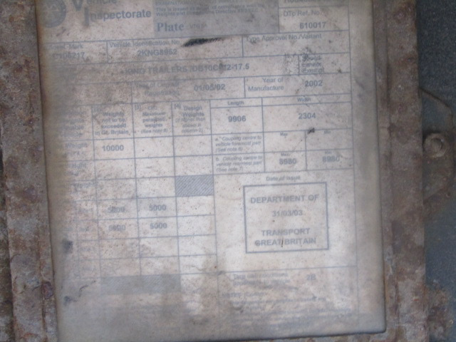 DRAWBAR BOX VAN TRAILER TANDEM AXLE (EX DRIVING SCHOOL MOT EXPIRED) - Closed box trailer: picture 1 DRAWBAR BOX VAN TRAILER TANDEM AXLE (EX DRIVING SCHOOL MOT EXPIRED) - Closed box trailer: picture 1