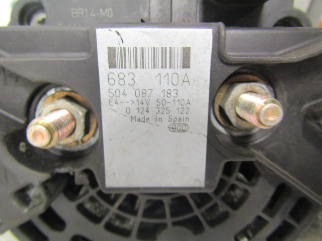 IVECO DAILY 3.0 (FICE 3481C) ALTERNATOR 110AMP P/NO 504087183 - Electrical system for Truck: picture 2 IVECO DAILY 3.0 (FICE 3481C) ALTERNATOR 110AMP P/NO 504087183 - Electrical system for Truck: picture 2