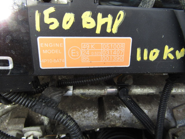 MITSUBISHI FUSO 4P10 8AT4 150 110KW ENGINE EURO 5 2012 GOOD RUNNING ORDER ONLY 142,000KM - Engine for Truck: picture 3 MITSUBISHI FUSO 4P10 8AT4 150 110KW ENGINE EURO 5 2012 GOOD RUNNING ORDER ONLY 142,000KM - Engine for Truck: picture 3