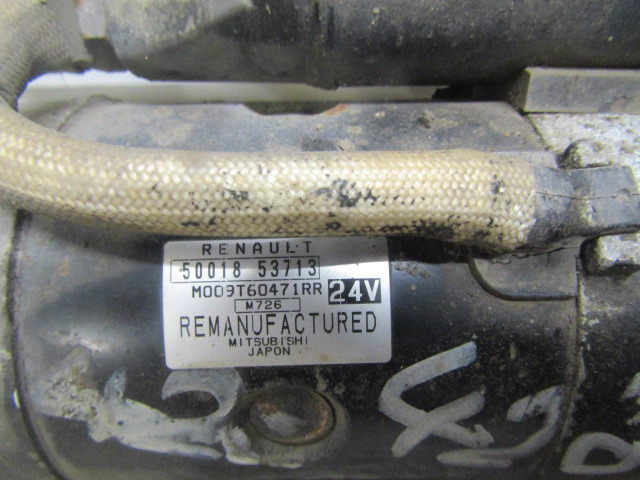 RENAULT 420 DCI STARTER MOTOR P/NO 5001853713 - Electrical system for Truck: picture 2 RENAULT 420 DCI STARTER MOTOR P/NO 5001853713 - Electrical system for Truck: picture 2