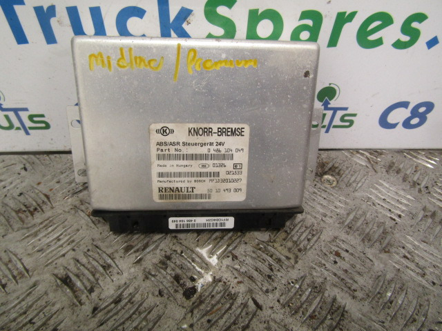 Electrical system for Truck RENAULT MIDLUM DCI ABS/ASR ECU P/NO 486104049/5010453009: picture 1