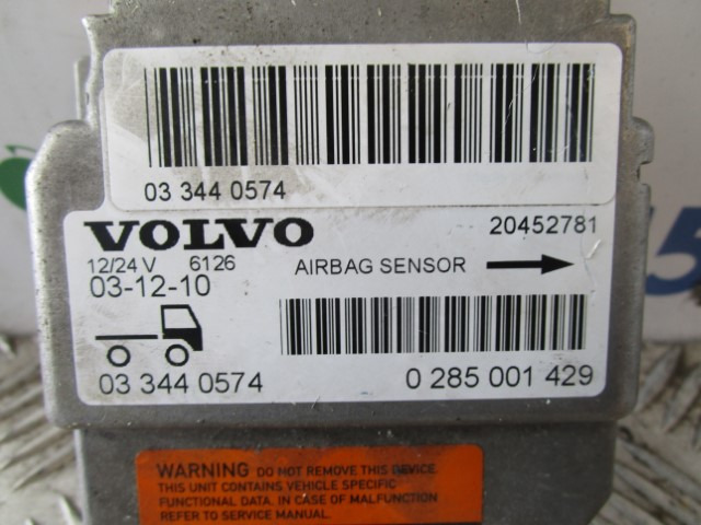 VOLVO FM12/FM9 AIRBAG SENSOR 20452781 - Cab and interior for Truck: picture 2 VOLVO FM12/FM9 AIRBAG SENSOR 20452781 - Cab and interior for Truck: picture 2