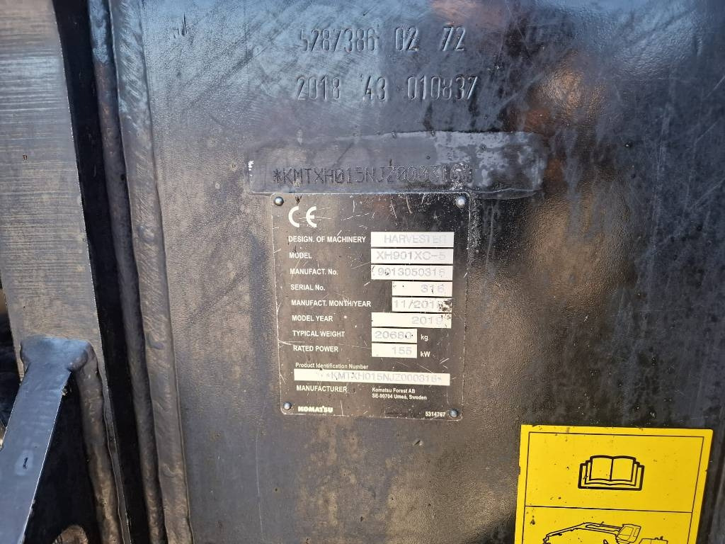 Komatsu 901 XC  - Forestry harvester: picture 5 Komatsu 901 XC  - Forestry harvester: picture 5