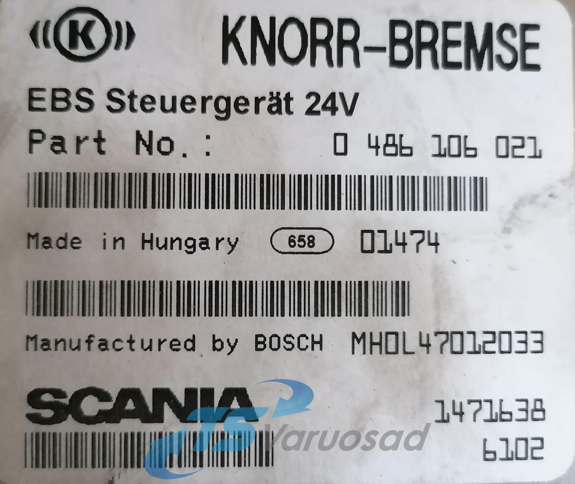 Scania Ecu, EBS 1471638 - ECU for Truck: picture 3 Scania Ecu, EBS 1471638 - ECU for Truck: picture 3