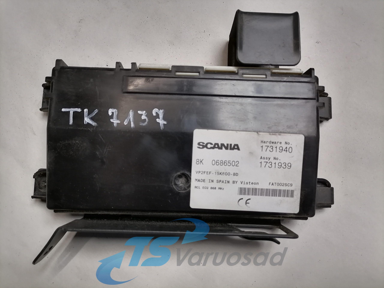 Scania Ecu, LAS 1731939 - ECU for Truck: picture 2 Scania Ecu, LAS 1731939 - ECU for Truck: picture 2