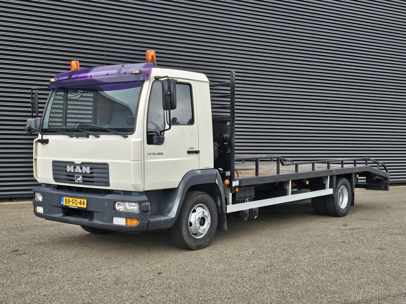 MAN LE 12.180 / OPRIJ / MACHINE TRANSPORT - Autotransporter truck: picture 1 MAN LE 12.180 / OPRIJ / MACHINE TRANSPORT - Autotransporter truck: picture 1