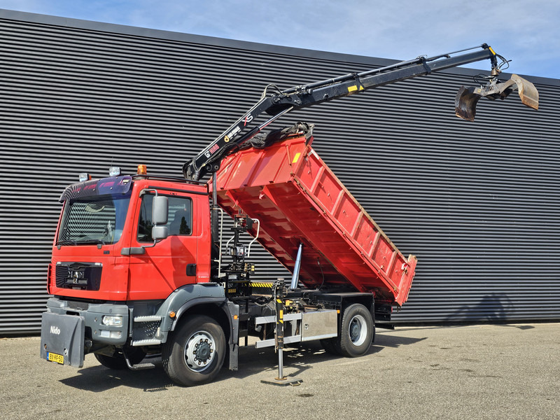 MAN TGM 18.250 / 4X4 / EEV / HIAB CRANE + TIPPER / SPRING - Tipper, Crane truck: picture 1 MAN TGM 18.250 / 4X4 / EEV / HIAB CRANE + TIPPER / SPRING - Tipper, Crane truck: picture 1