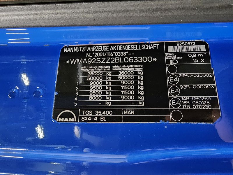 Cable system truck, Crane truck MAN TGS 35.400 / 8x4-4 / CONTAINER SYSTEM / PALFINGER Z CRANE: picture 18 Cable system truck, Crane truck MAN TGS 35.400 / 8x4-4 / CONTAINER SYSTEM / PALFINGER Z CRANE: picture 18