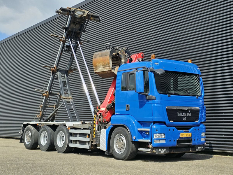 Cable system truck, Crane truck MAN TGS 35.400 / 8x4-4 / CONTAINER SYSTEM / PALFINGER Z CRANE: picture 8 Cable system truck, Crane truck MAN TGS 35.400 / 8x4-4 / CONTAINER SYSTEM / PALFINGER Z CRANE: picture 8