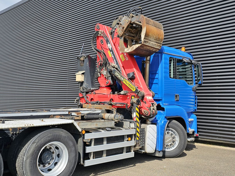Cable system truck, Crane truck MAN TGS 35.400 / 8x4-4 / CONTAINER SYSTEM / PALFINGER Z CRANE: picture 7 Cable system truck, Crane truck MAN TGS 35.400 / 8x4-4 / CONTAINER SYSTEM / PALFINGER Z CRANE: picture 7