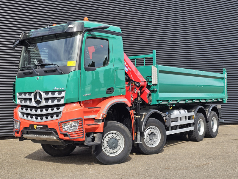 Leasing of Mercedes-Benz AROCS 4145 / 8X6 / TIPPER + HMF CRANE Mercedes-Benz AROCS 4145 / 8X6 / TIPPER + HMF CRANE: picture 8