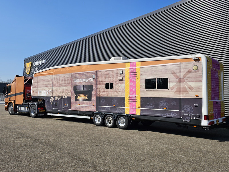 Scania P 280 + trailer - 2 X SLIDE OUT / CAMPER / WOHNMOBIL - Closed box semi-trailer: picture 4 Scania P 280 + trailer - 2 X SLIDE OUT / CAMPER / WOHNMOBIL - Closed box semi-trailer: picture 4