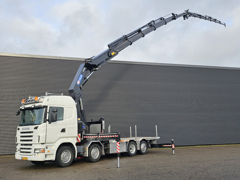 Scania R480 8X2 / HMF 60 t/m + JIB / RETARDER - Crane truck: picture 1 Scania R480 8X2 / HMF 60 t/m + JIB / RETARDER - Crane truck: picture 1