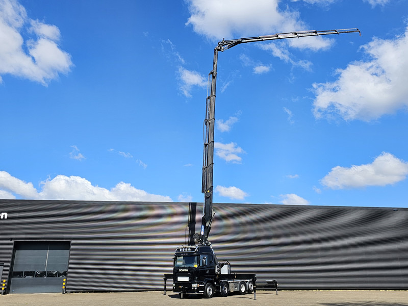 Scania R490 / 8x2 / HMF 85 TM CRANE / WINCH / JIB - Tractor unit: picture 4 Scania R490 / 8x2 / HMF 85 TM CRANE / WINCH / JIB - Tractor unit: picture 4