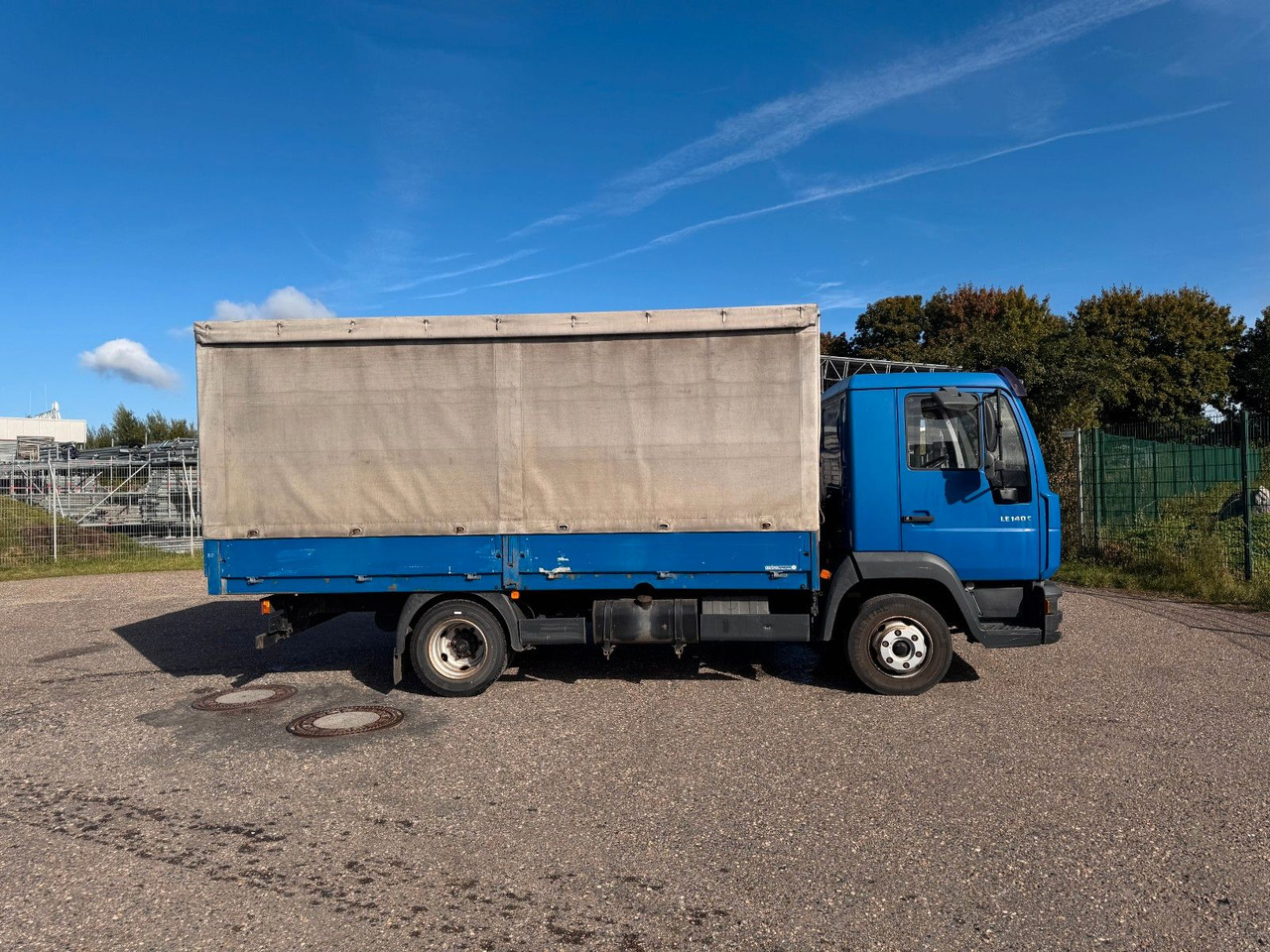 Curtain side van MAN 8.140 4X2 Pritsche Plane Original Km: picture 10